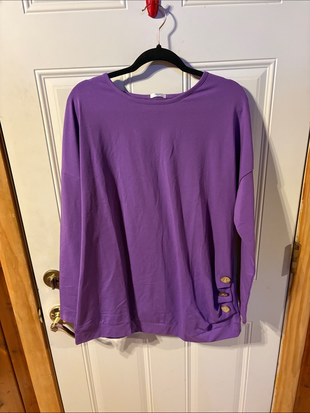 Qimei Top in Purple Size 2XL